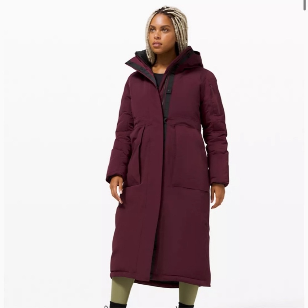 Lululemon Winter Warrior Parka Long Cassis